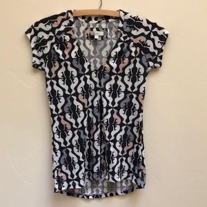 Anthropologie Dog Print Tee
